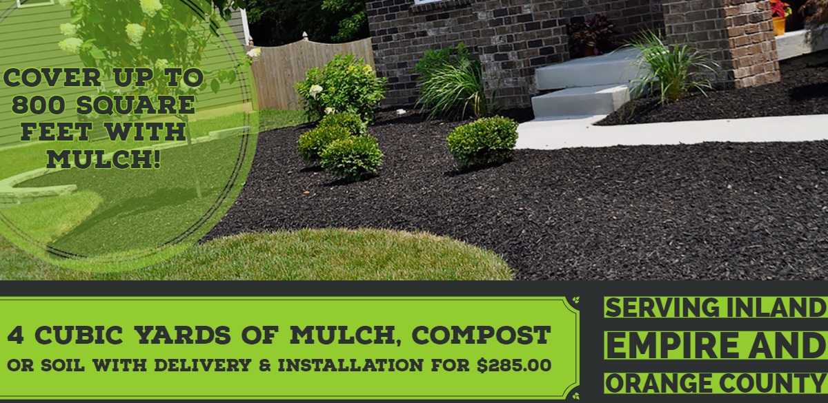 120 Cubic Feet Of Mulch Delivery And Installation $285